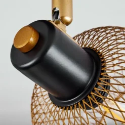 Lampes Dorées-hofstein Plafonnier Pipisu Or, Laiton, Noir, 1 lumière