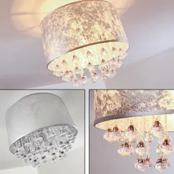 hofstein Plafonnier Pirinoa Argenté, 1 lumière* Plafonniers