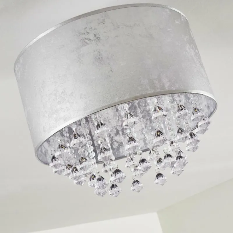 hofstein Plafonnier Pirinoa Argenté, 1 lumière* Plafonniers