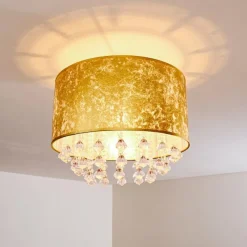 Lampes Dorées-hofstein Plafonnier Pirinoa Or, 1 lumière