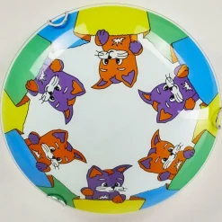 hofstein Plafonnier Pizzy Katze Chrome, Blanc, 2 lumières