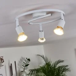 hofstein Plafonnier Planes LED Blanc, 3 lumières