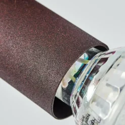 Lampes Industrielles-hofstein Plafonnier Planes LED Rouille, 4 lumières