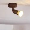 Lampes Industrielles-hofstein Plafonnier Planes LED Rouille, 1 lumière