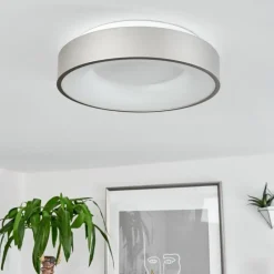 hofstein Plafonnier Playas LED Argenté, Blanc, 1 lumière