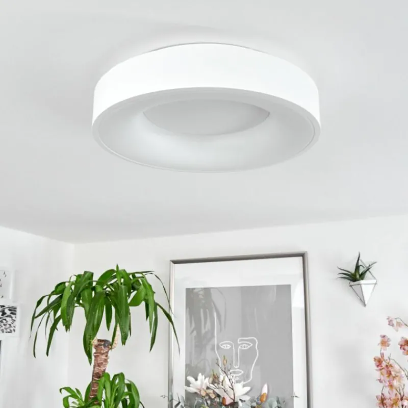 hofstein Plafonnier Playas LED Blanc, 1 lumière