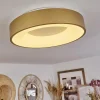 Lampes Dorées-hofstein Plafonnier Playas LED Or, Blanc, 1 lumière