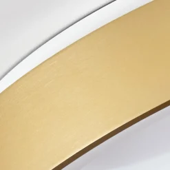 Lampes Dorées-hofstein Plafonnier Playas LED Or, Blanc, 1 lumière