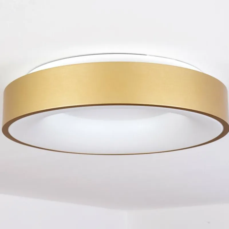 Lampes Dorées-hofstein Plafonnier Playas LED Or, Blanc, 1 lumière