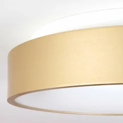 Lampes Dorées-hofstein Plafonnier Playas LED Or, Blanc, 1 lumière