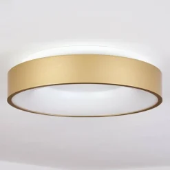 Lampes Dorées-hofstein Plafonnier Playas LED Or, Blanc, 1 lumière