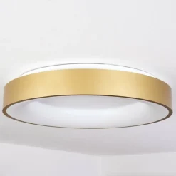 Lampes Dorées-hofstein Plafonnier Playas LED Or, Blanc, 1 lumière