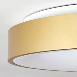 Lampes Dorées-hofstein Plafonnier Playas LED Or, Blanc, 1 lumière