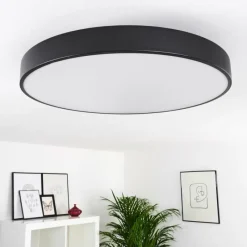 hofstein Plafonnier Plovdiv LED Blanc, 1 lumière, Télécommandes