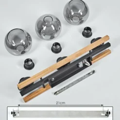 Luminaires Scandinaves-hofstein Plafonnier Podre Écru, 3 lumières