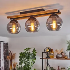 Luminaires Scandinaves-hofstein Plafonnier Podre Écru, 3 lumières