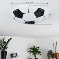 hofstein Plafonnier Point LED Blanc, 1 lumière