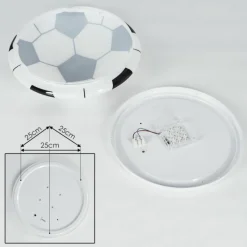 hofstein Plafonnier Point LED Blanc, 1 lumière