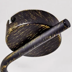 Lampes Dorées-hofstein Plafonnier Polmak Noir doré, 3 lumières