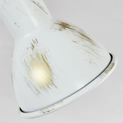 Lampes Dorées-hofstein Plafonnier Polmak Or, Blanc, 4 lumières