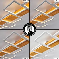 Luminaires Scandinaves-hofstein Plafonnier Pompu LED Blanc, 1 lumière