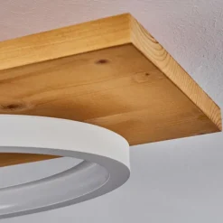 Luminaires Scandinaves-hofstein Plafonnier Pompu LED Écru, Blanc, 1 lumière