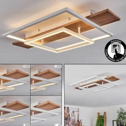 Luminaires Scandinaves-hofstein Plafonnier Pompu LED Écru, Blanc, 1 lumière