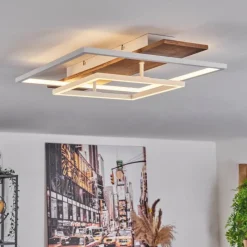 Luminaires Scandinaves-hofstein Plafonnier Pompu LED Écru, Blanc, 1 lumière