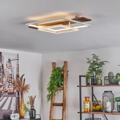 Luminaires Scandinaves-hofstein Plafonnier Pompu LED Écru, Blanc, 1 lumière