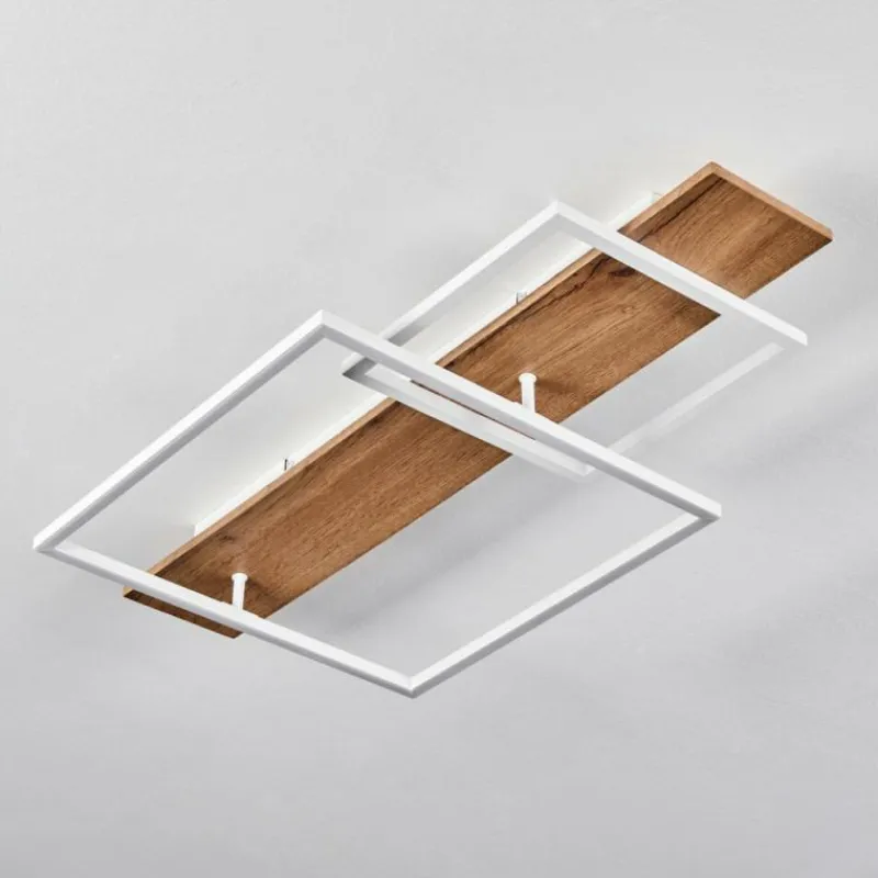 Luminaires Scandinaves-hofstein Plafonnier Pompu LED Écru, Blanc, 1 lumière