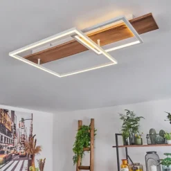 Luminaires Scandinaves-hofstein Plafonnier Pompu LED Écru, Blanc, 1 lumière