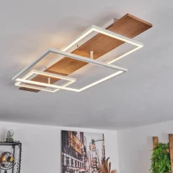 Luminaires Scandinaves-hofstein Plafonnier Pompu LED Écru, Blanc, 1 lumière