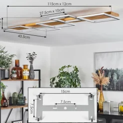 Luminaires Scandinaves-hofstein Plafonnier Pompu LED Écru, 1 lumière