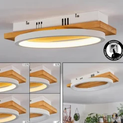 hofstein Plafonnier Pompu LED Écru, 1 lumière