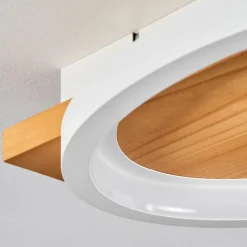 hofstein Plafonnier Pompu LED Écru, 1 lumière