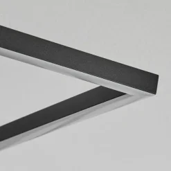 Lampes Dorées-hofstein Plafonnier Popoy LED Or, Noir, 1 lumière, Télécommandes