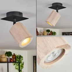 Luminaires Scandinaves-hofstein Plafonnier Postigo Noir, 1 lumière