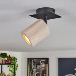 Luminaires Scandinaves-hofstein Plafonnier Postigo Noir, 1 lumière