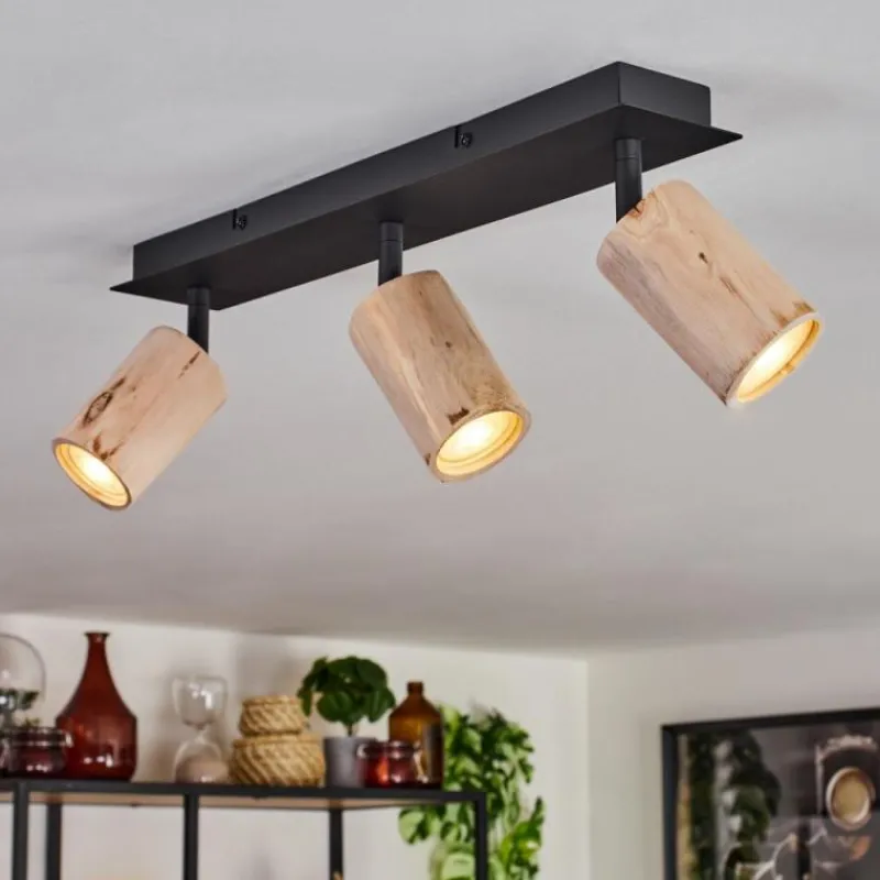 Luminaires Scandinaves-hofstein Plafonnier Postigo Noir, 3 lumières