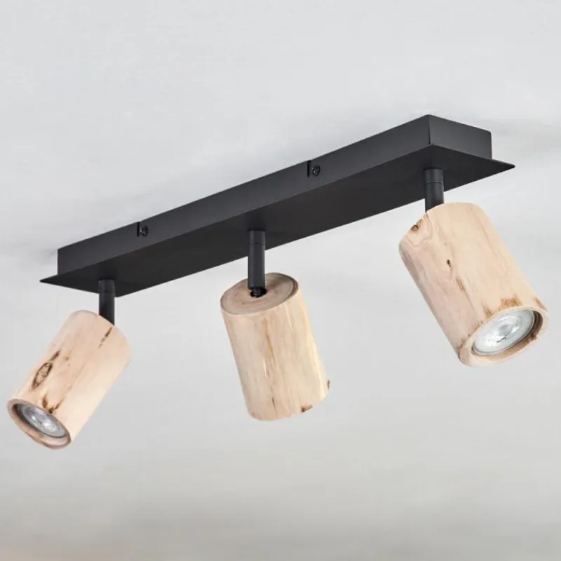 Luminaires Scandinaves-hofstein Plafonnier Postigo Noir, 3 lumières