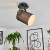 Lampes En Tissu-hofstein Plafonnier Puelches Noir, 1 lumière