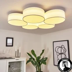 Lampes En Tissu-hofstein Plafonnier Purus LED Blanc, 1 lumière