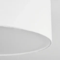 Lampes En Tissu-hofstein Plafonnier Purus LED Blanc, 1 lumière