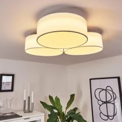 Lampes En Tissu-hofstein Plafonnier Purus LED Blanc, 1 lumière