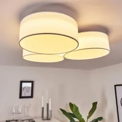 Lampes En Tissu-hofstein Plafonnier Purus LED Blanc, 1 lumière