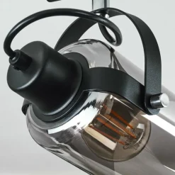 hofstein Plafonnier Quieri Noir, 3 lumières