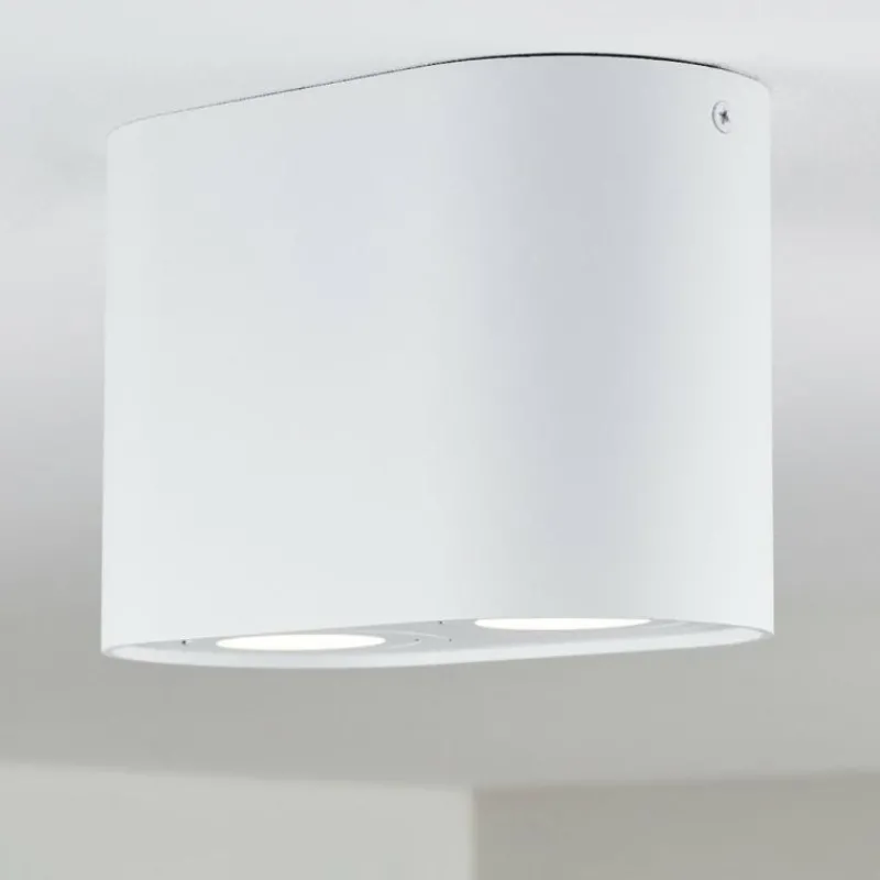 hofstein Plafonnier Quimper Blanc, 2 lumières