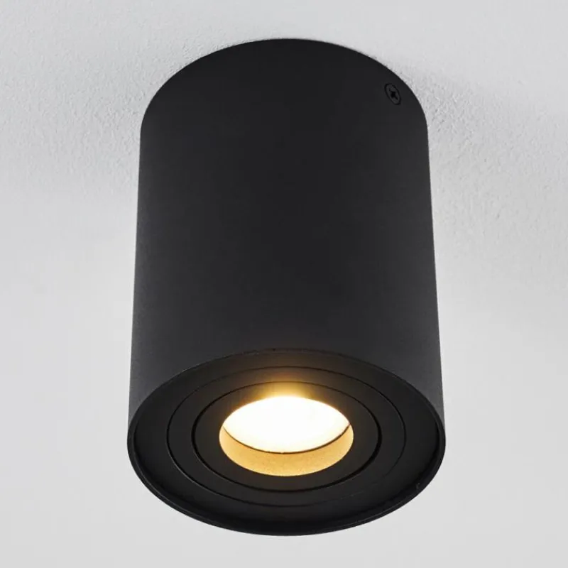 hofstein Plafonnier Quimper Noir, 1 lumière