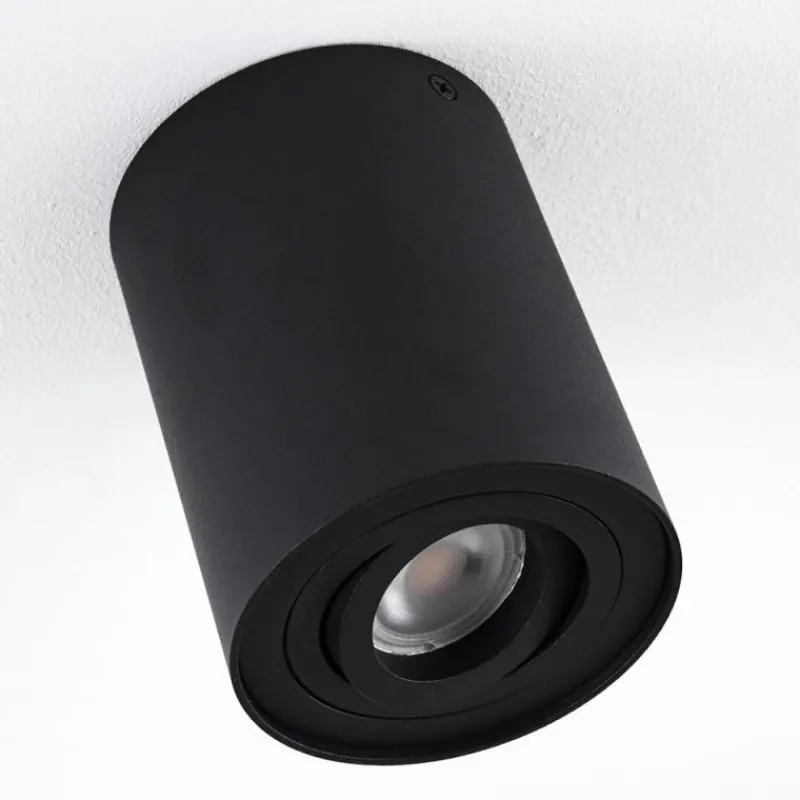 hofstein Plafonnier Quimper Noir, 1 lumière