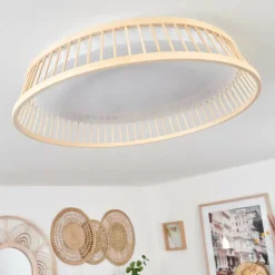 Luminaires Scandinaves-hofstein Plafonnier Quintinha LED Blanc, 1 lumière